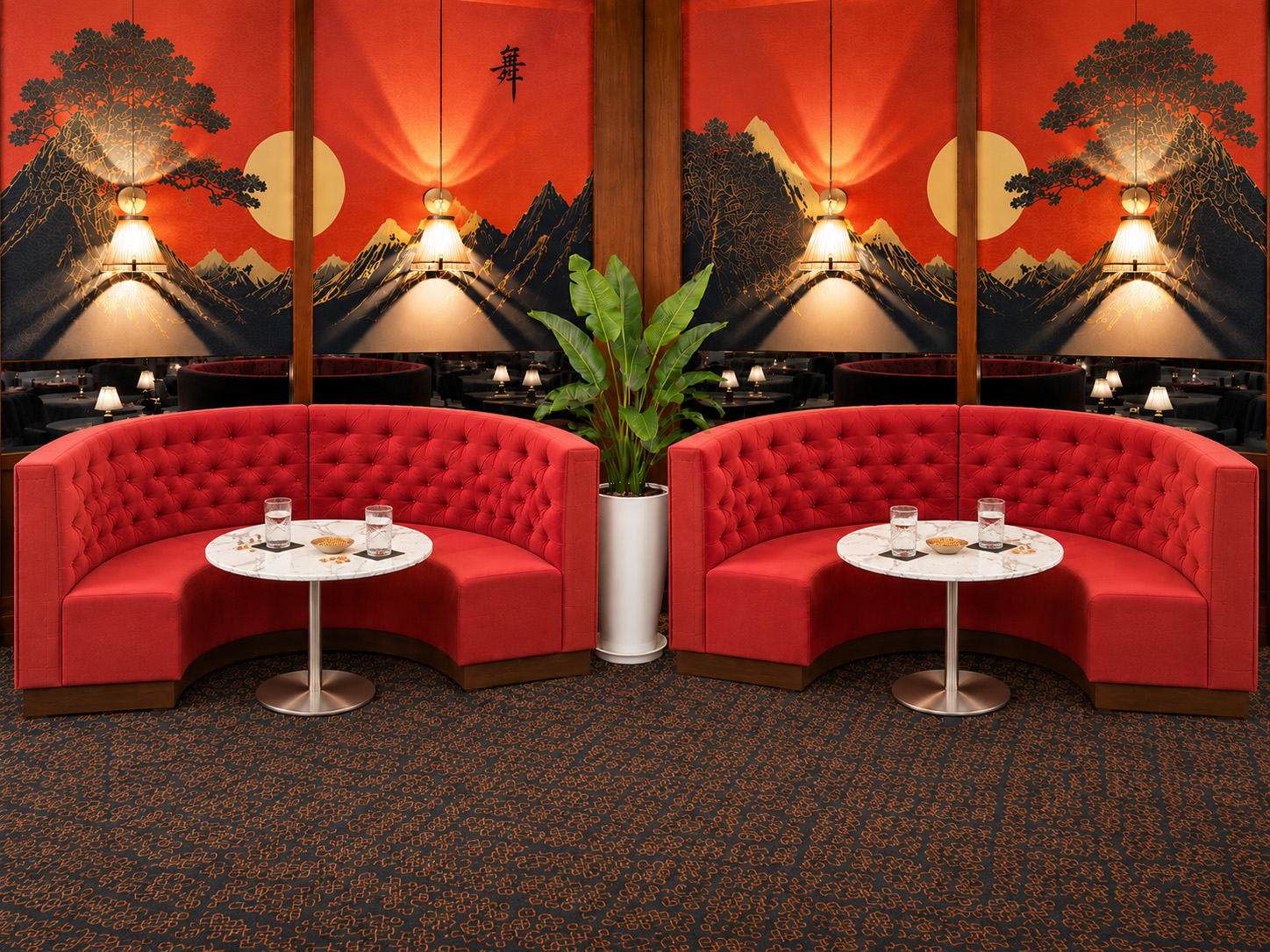 Golf Simulator Lounge Seating