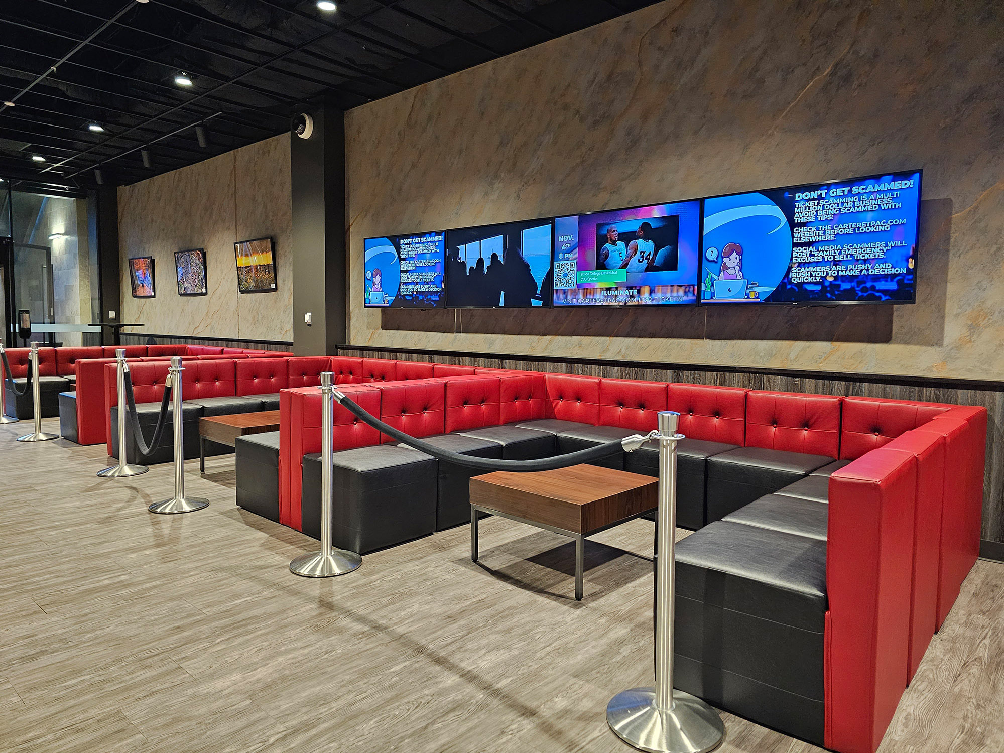 TV Arena Lounge Seating